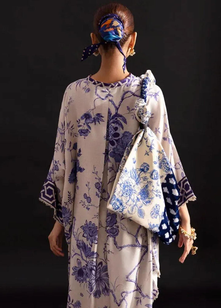 Mahay By Sana Safinaz Embroidered Linen Suits Unstitched 2 Piece SS23MHW 23B - Winter Collection