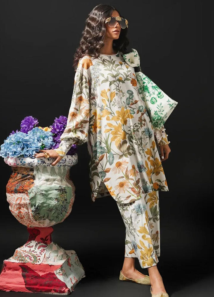 Mahay By Sana Safinaz Printed Linen Suits Unstitched 2 Piece SS23MHW 24A - Winter Collection