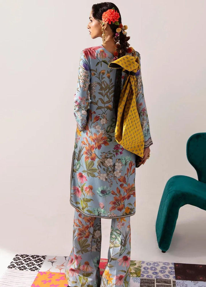 Mahay By Sana Safinaz Printed Linen Suits Unstitched 2 Piece SS23MHW 24B - Winter Collection