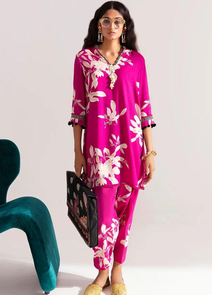 Mahay By Sana Safinaz Printed Linen Suits Unstitched 2 Piece SS23MHW 26A - Winter Collection