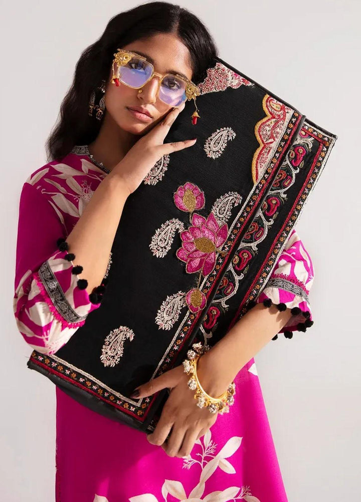 Mahay By Sana Safinaz Printed Linen Suits Unstitched 2 Piece SS23MHW 26A - Winter Collection