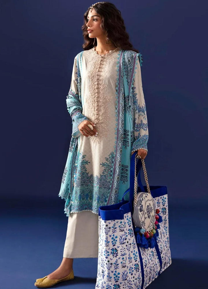 Mahay By Sana Safinaz Embroidered Linen Suits Unstitched 3 Piece SS23MHW 27A - Winter Collection