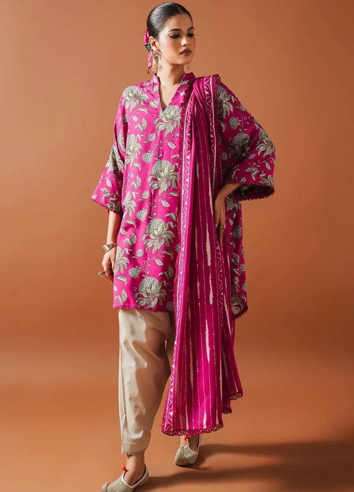 Mahay By Sana Safinaz Printed Linen Suits Unstitched 2 Piece SS23MHW 29A - Winter Collection