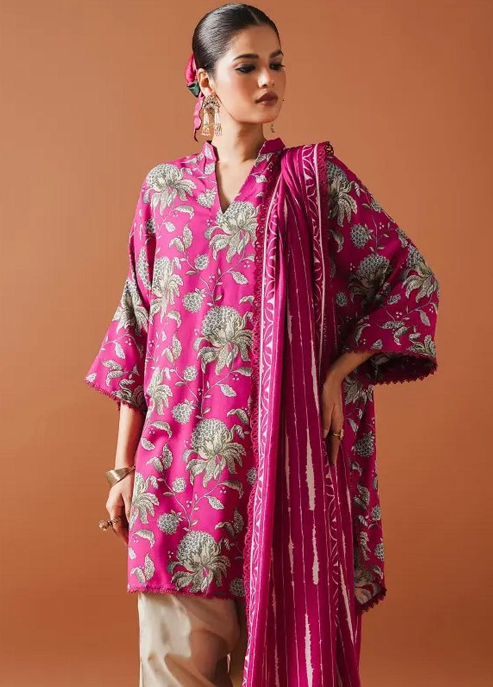 Mahay By Sana Safinaz Printed Linen Suits Unstitched 2 Piece SS23MHW 29A - Winter Collection