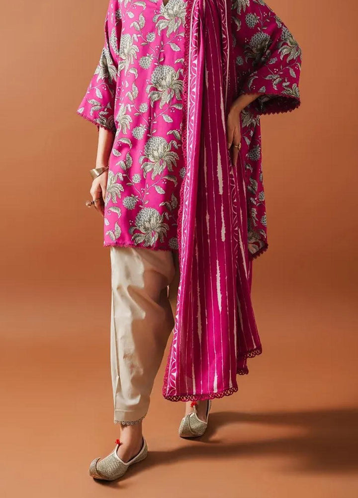 Mahay By Sana Safinaz Printed Linen Suits Unstitched 2 Piece SS23MHW 29A - Winter Collection