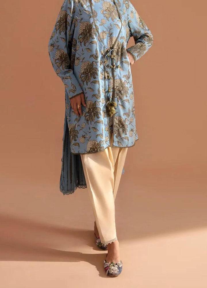 Mahay By Sana Safinaz Printed Linen Suits Unstitched 2 Piece SS23MHW 29B - Winter Collection