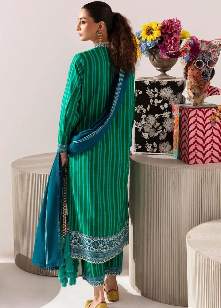 Mahay By Sana Safinaz Embroidered Slub Suits Unstitched 3 Piece SS23MHW 2B - Winter Collection