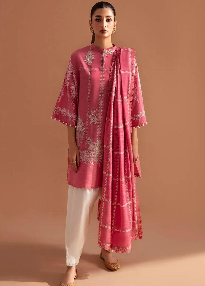Mahay By Sana Safinaz Embroidered Slub Suits Unstitched 2 Piece SS23MHW 3A - Winter Collection