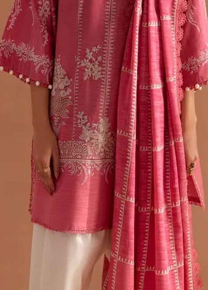 Mahay By Sana Safinaz Embroidered Slub Suits Unstitched 2 Piece SS23MHW 3A - Winter Collection