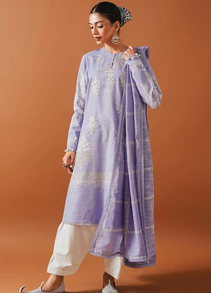 Mahay By Sana Safinaz Embroidered Slub Suits Unstitched 2 Piece SS23MHW 3B - Winter Collection