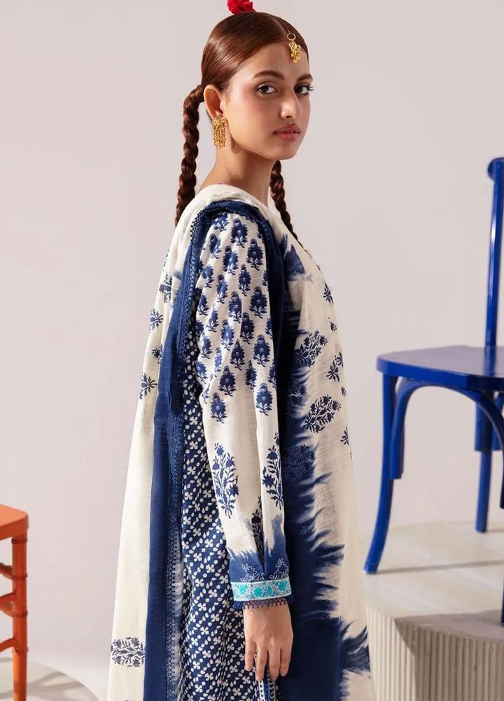 Mahay By Sana Safinaz Embroidered Slub Suits Unstitched 2 Piece SS23MHW 4B - Winter Collection