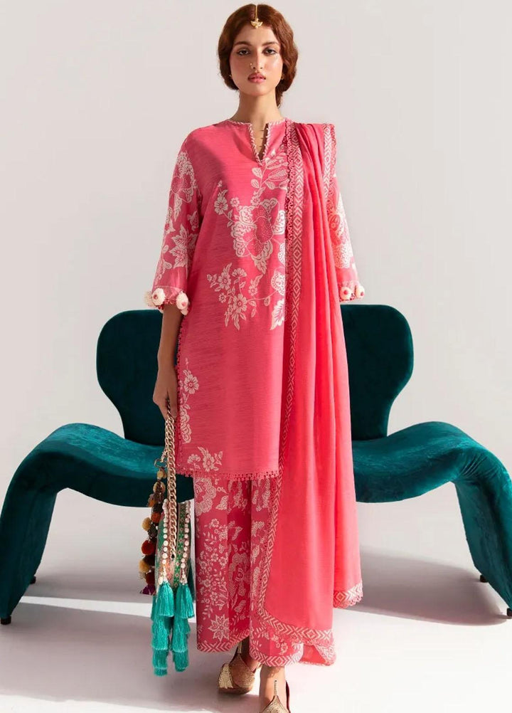 Mahay By Sana Safinaz Embroidered Slub Suits Unstitched 3 Piece SS23MHW 6A - Winter Collection
