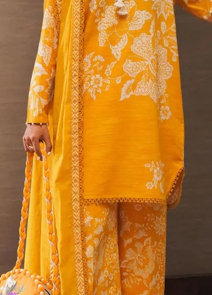 Mahay By Sana Safinaz Embroidered Slub Suits Unstitched 3 Piece SS23MHW 6B - Winter Collection