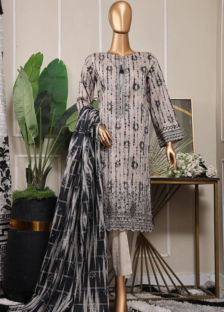 Mahee by Hz Textiles Embroidered Lawn Suits Unstitched 3 Piece MEJ-1251 - Summer Collection