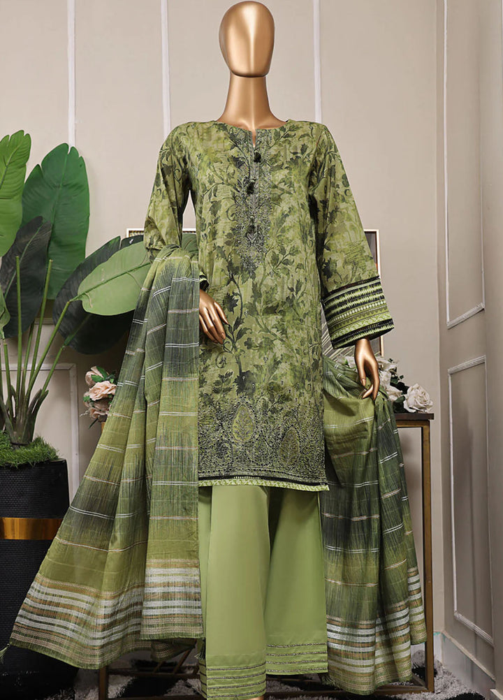 Mahee by Hz Textiles Embroidered Lawn Suits Unstitched 3 Piece MEJ-1252 - Summer Collection