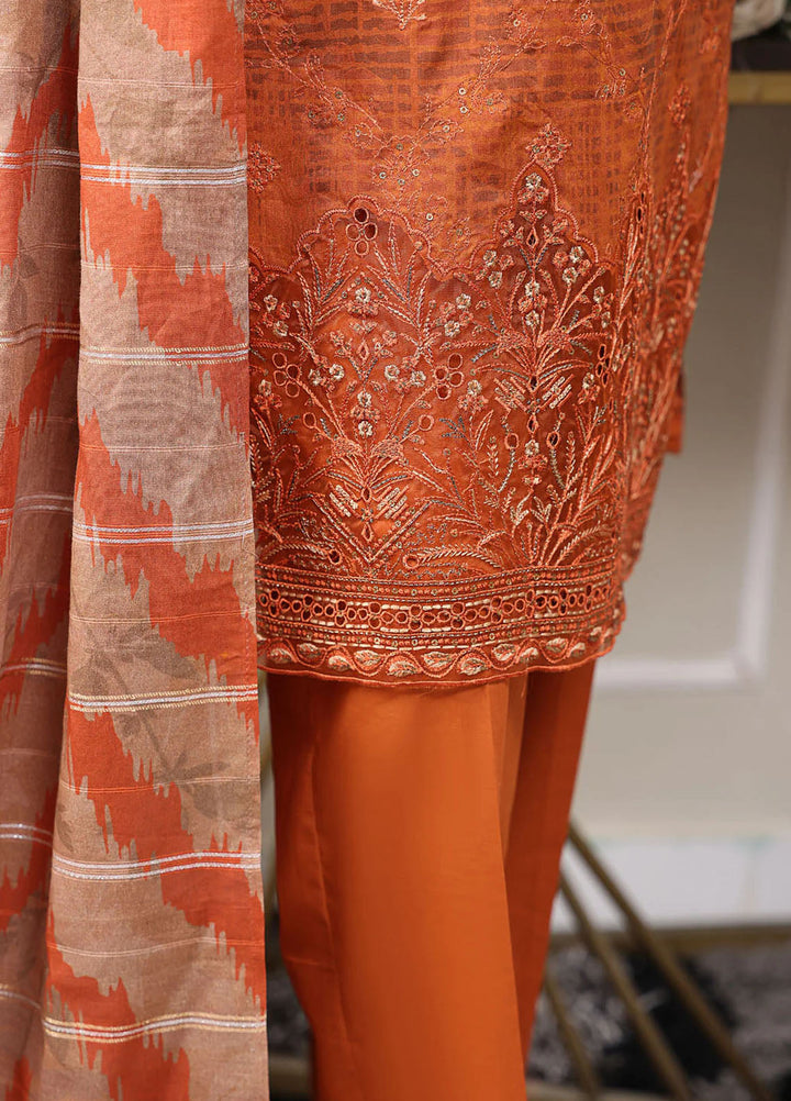 Mahee by Hz Textiles Embroidered Lawn Suits Unstitched 3 Piece MEJ-1254 - Summer Collection