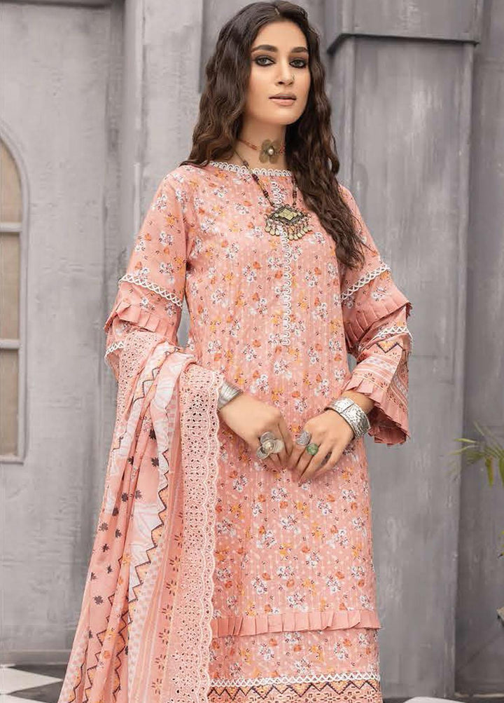 Mahee's By Riaz Arts Embroidered Chikankari Suits Unstitched 3 Piece RA22MM DE-03 - Festive Collection