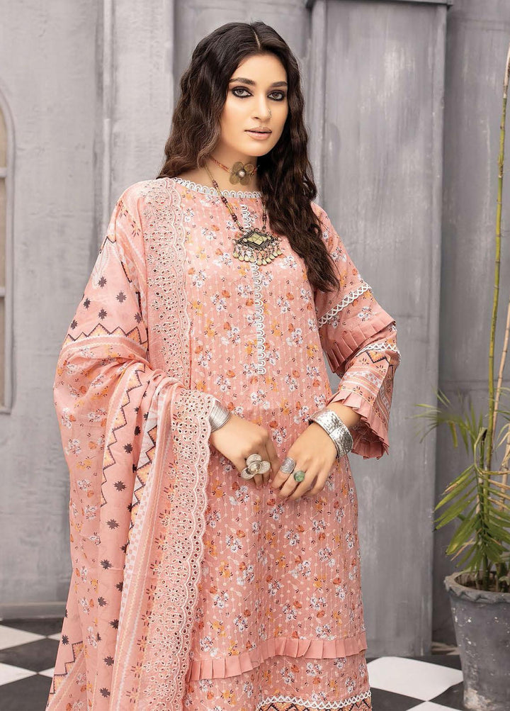 Mahee's By Riaz Arts Embroidered Chikankari Suits Unstitched 3 Piece RA22MM DE-03 - Festive Collection