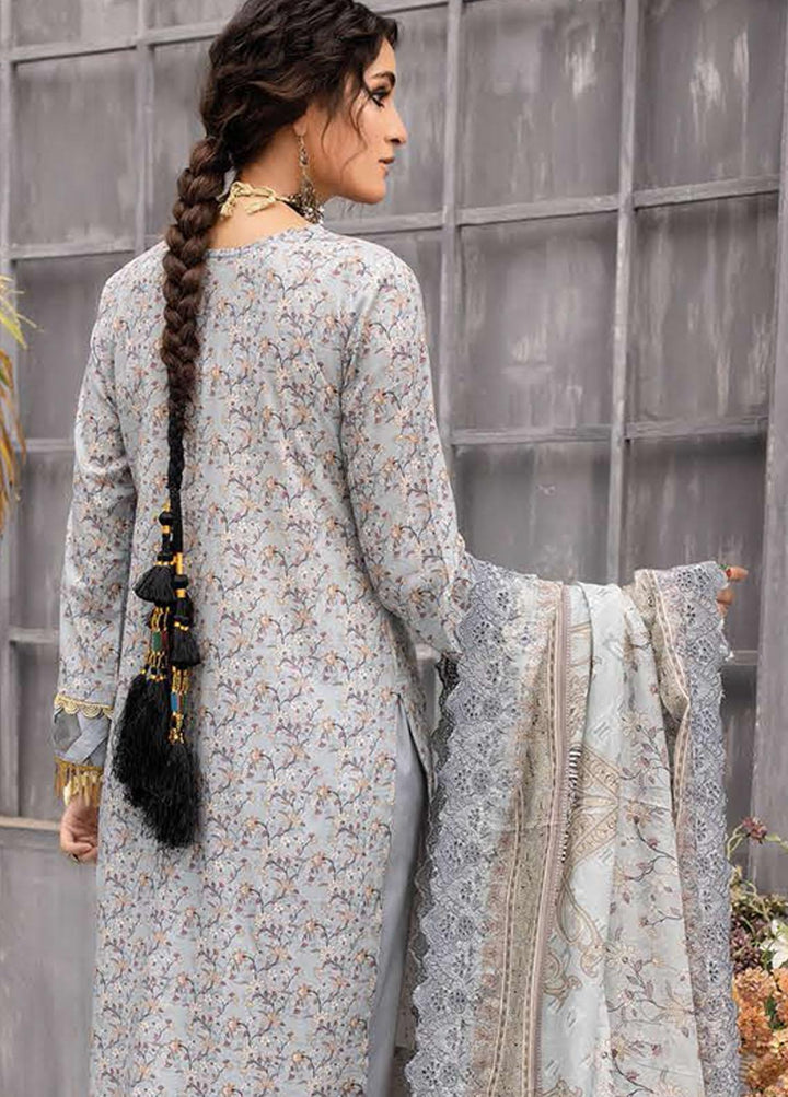 Mahee's By Riaz Arts Embroidered Chikankari Suits Unstitched 3 Piece RA22MM DE-04 - Festive Collection