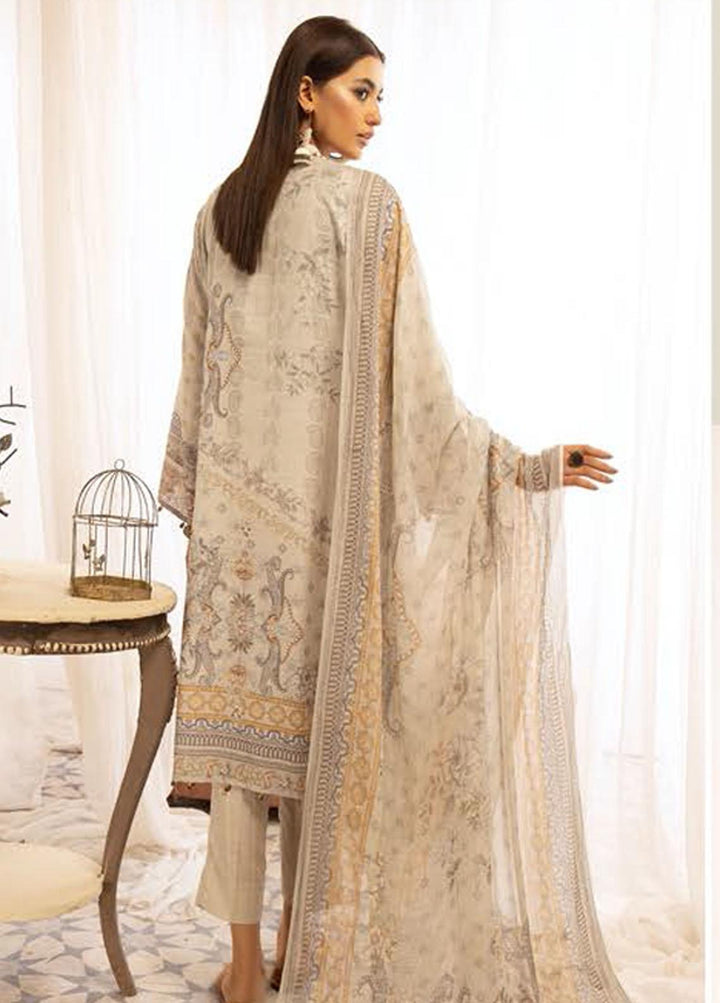 Mahee's By Riaz Arts Chikankari Karandi Suits Unstitched 3 Piece RA22MK 03 - Winter Collection