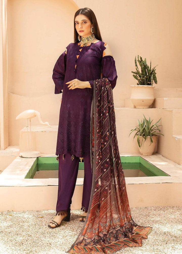 Mahee's By Riaz Arts Embroidered Lawn Suits Unstitched 3 Piece RA22CK D-09 - Summer Collection