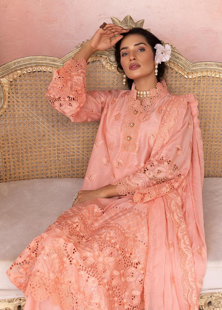 Mahees By Riaz Arts Embroidered Lawn Suits Unstitched 3 Piece RA23-M21 01 - Summer Collection