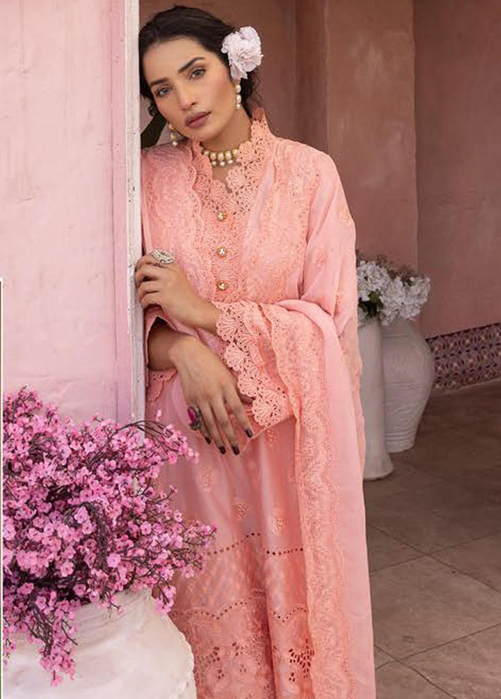 Mahees By Riaz Arts Embroidered Lawn Suits Unstitched 3 Piece RA23-M21 01 - Summer Collection