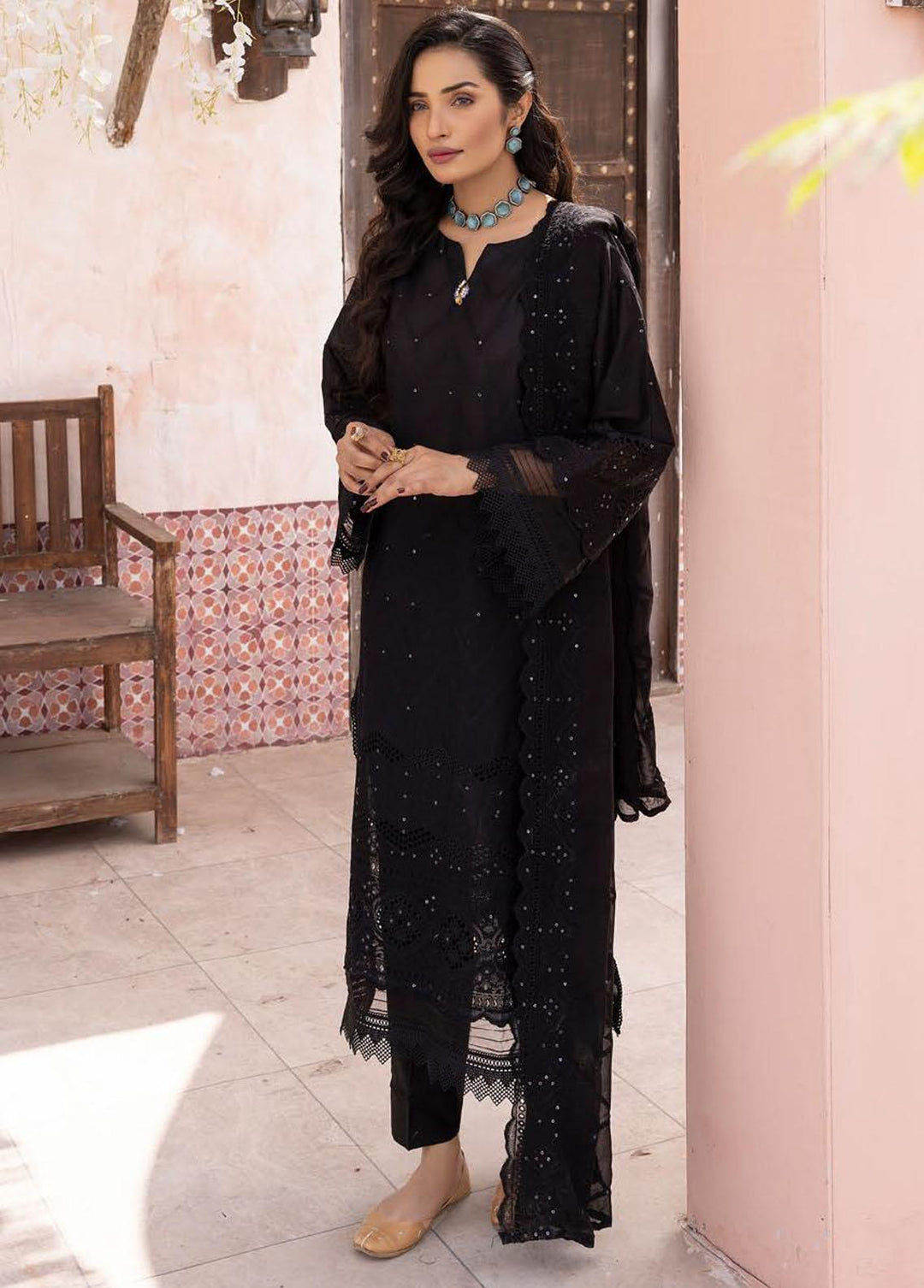 Mahees By Riaz Arts Embroidered Lawn Suits Unstitched 3 Piece RA23-M21 02 - Summer Collection