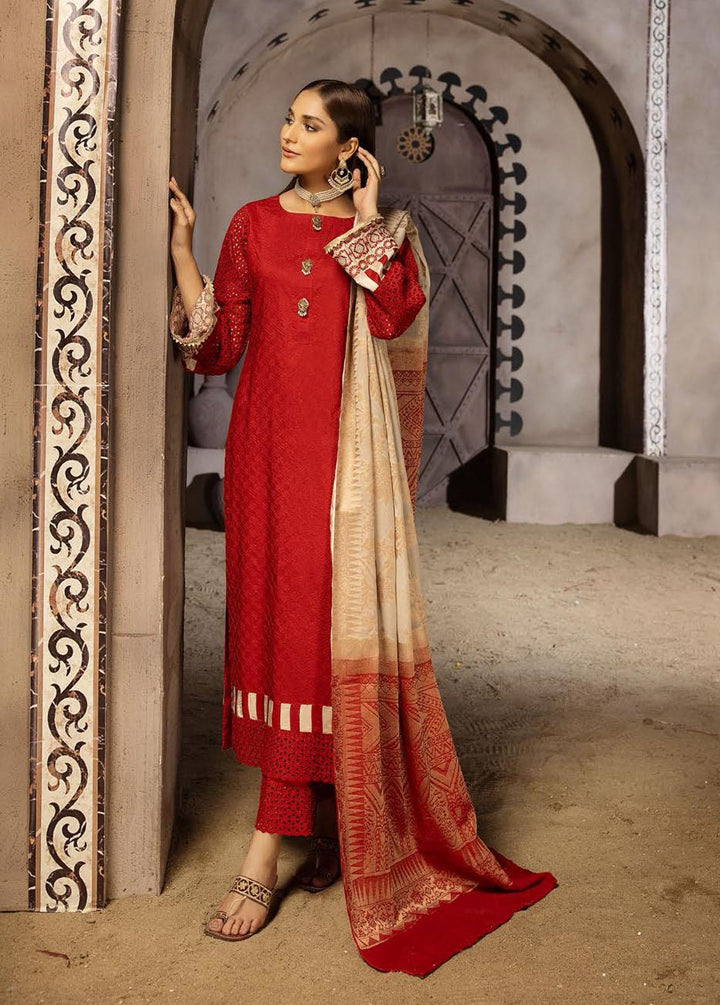 Mahee's By Riaz Arts Chikankari Viscose Suits Unstitched 3 Piece RA22V 06 - Winter Collection