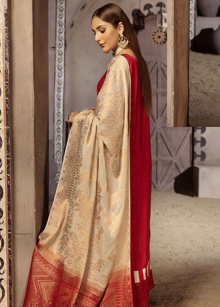 Mahee's By Riaz Arts Chikankari Viscose Suits Unstitched 3 Piece RA22V 06 - Winter Collection