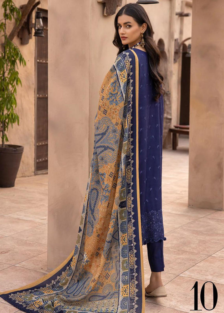 Mahee's By Riaz Arts Chikankari Viscose Suits Unstitched 3 Piece RA22MCV D10 - Winter Collection