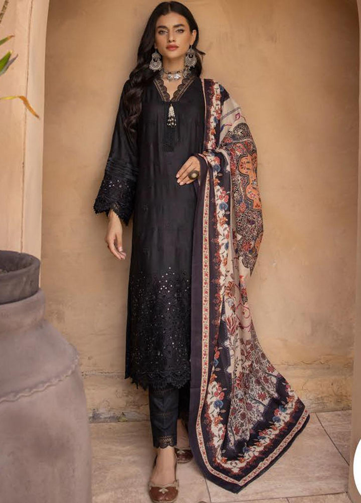 Mahee's By Riaz Arts Chikankari Viscose Suits Unstitched 3 Piece RA22MCV D3 - Winter Collection