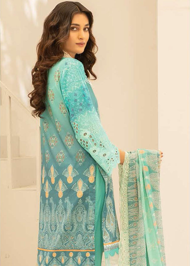 Mahee's By Riaz Arts Embroidered Lawn Suits Unstitched 3 Piece RA22ML DE-09 - Summer Collection
