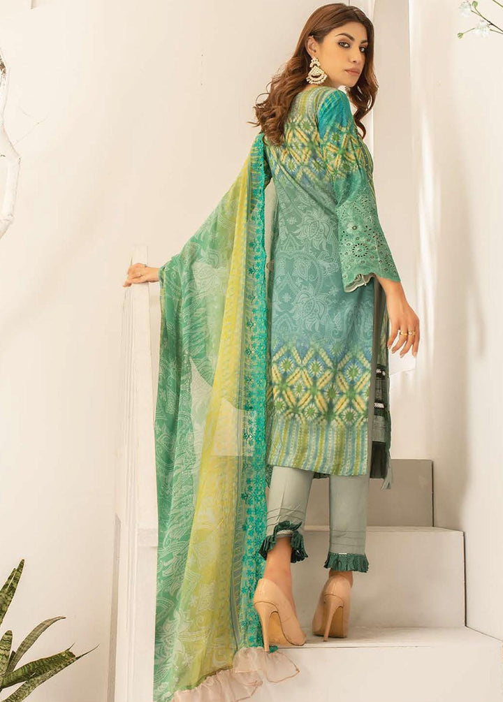 Mahee's By Riaz Arts Embroidered Lawn Suits Unstitched 3 Piece RA22ML DE-10 - Summer Collection