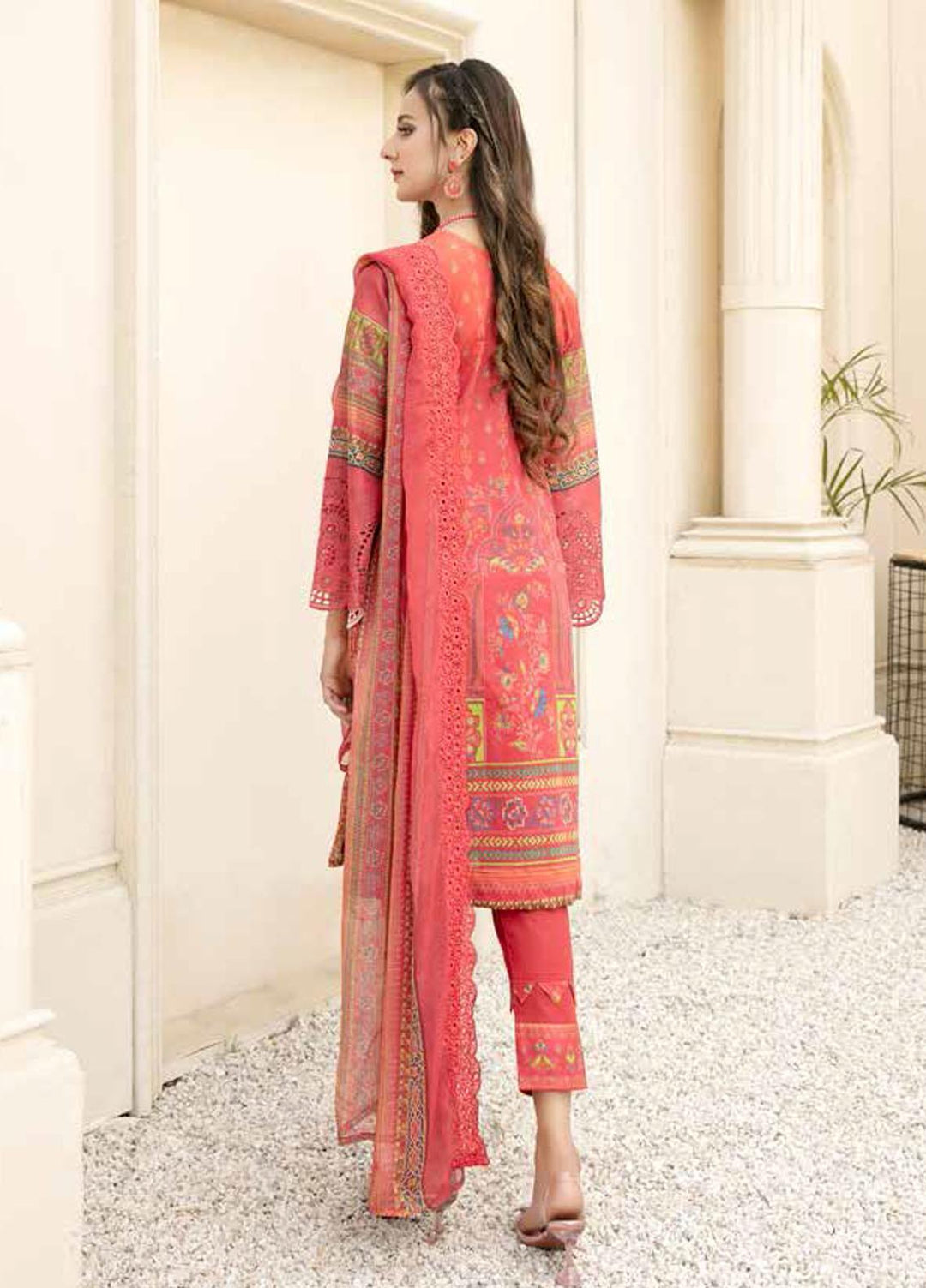 Mahee's By Riaz Arts Embroidered Lawn Suits Unstitched 3 Piece RA21-M12 01 - Summer Collection