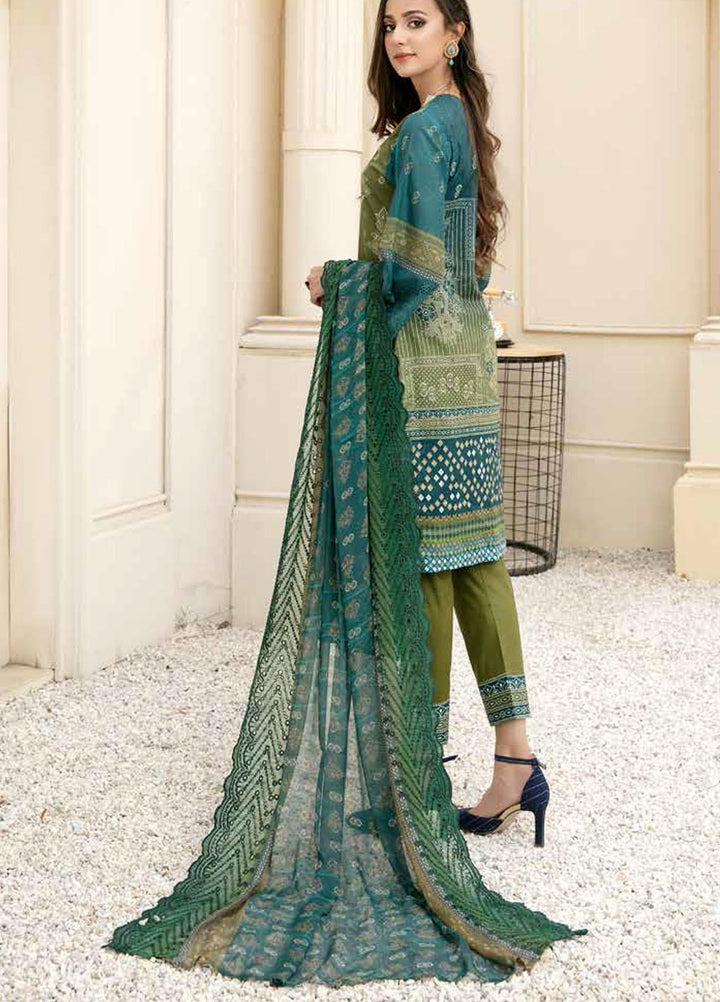 Mahee's By Riaz Arts Embroidered Lawn Suits Unstitched 3 Piece RA21-M12 02 - Summer Collection