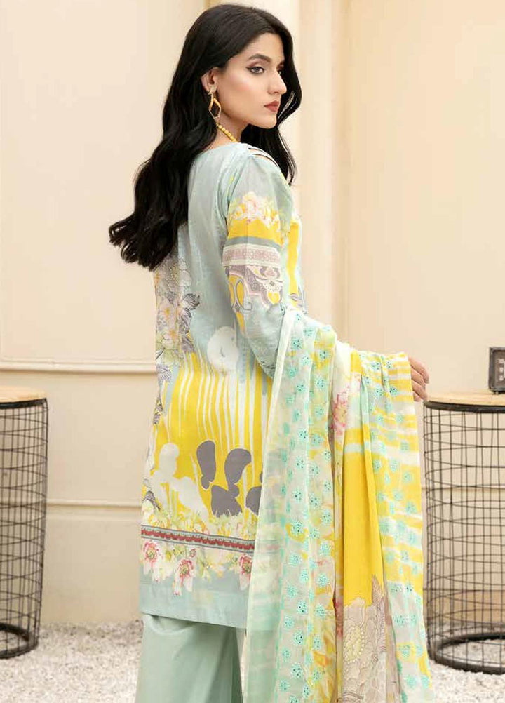 Mahee's By Riaz Arts Embroidered Lawn Suits Unstitched 3 Piece RA21-M12 04 - Summer Collection