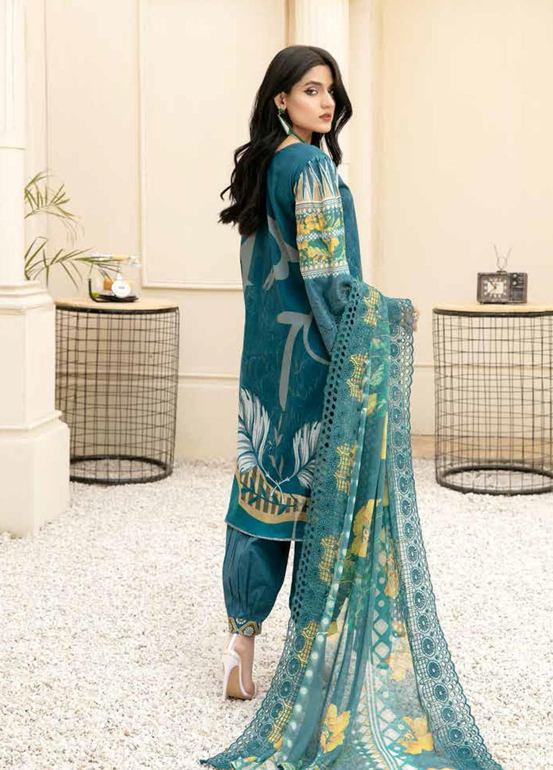 Mahee's By Riaz Arts Embroidered Lawn Suits Unstitched 3 Piece RA21-M12 05 - Summer Collection