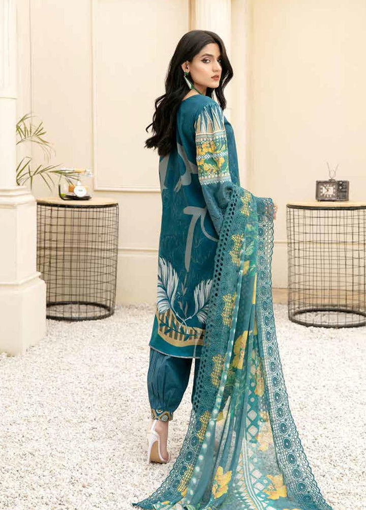 Mahee's By Riaz Arts Embroidered Lawn Suits Unstitched 3 Piece RA21-M12 05 - Summer Collection