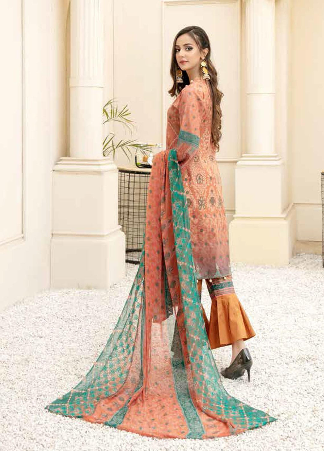 Mahee's By Riaz Arts Embroidered Lawn Suits Unstitched 3 Piece RA21-M12 09 - Summer Collection