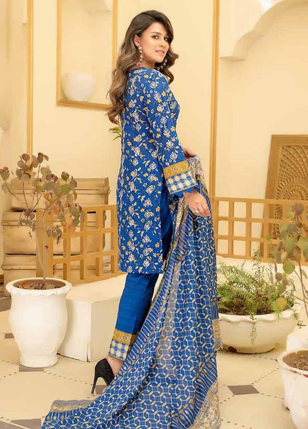 Mahee's by Riaz Arts Embroidered Lawn Suits Unstitched 3 Piece RA21-M13 ML-04 - Summer Collection
