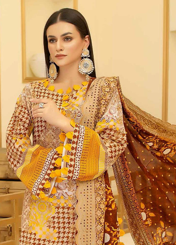 Mahee's by Riaz Arts Embroidered Lawn Suits Unstitched 3 Piece RA21-M13 ML-05 - Summer Collection