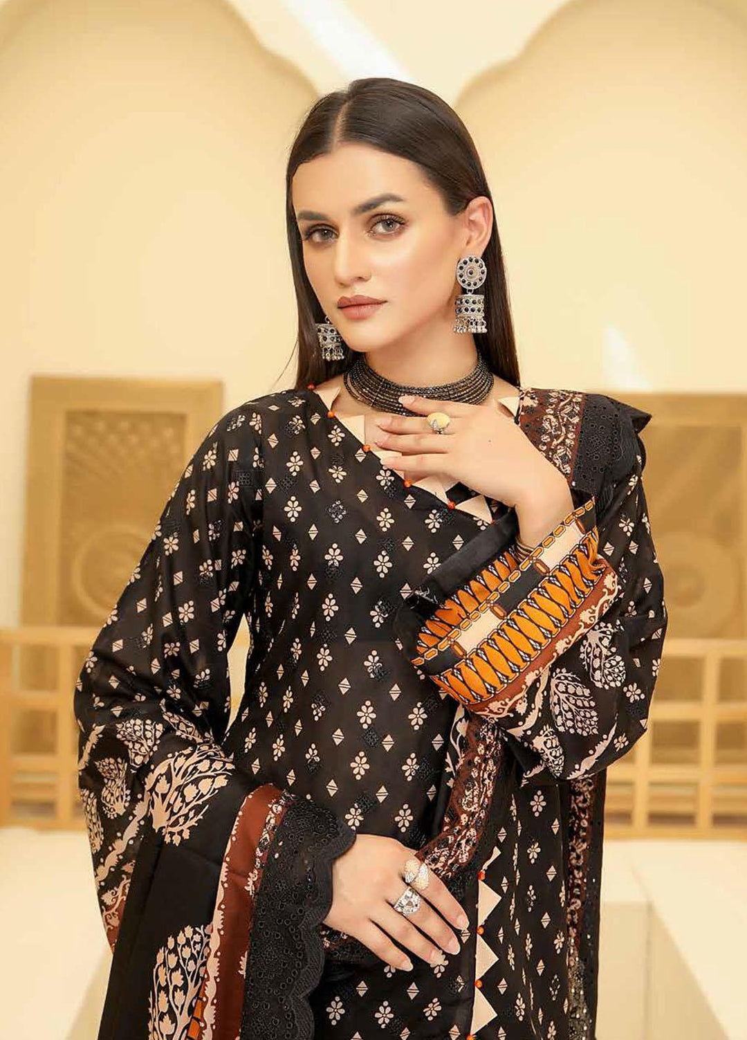 Mahee's by Riaz Arts Embroidered Lawn Suits Unstitched 3 Piece RA21-M13 ML-06 - Summer Collection