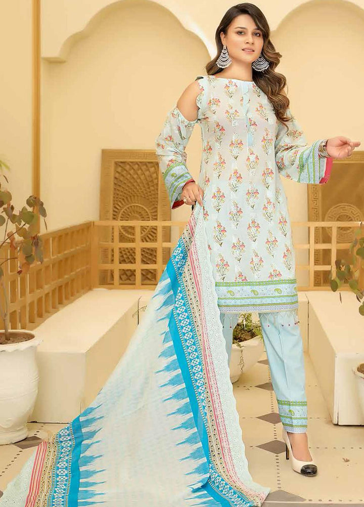 Mahee's by Riaz Arts Embroidered Lawn Suits Unstitched 3 Piece RA21-M13 ML-07 - Summer Collection