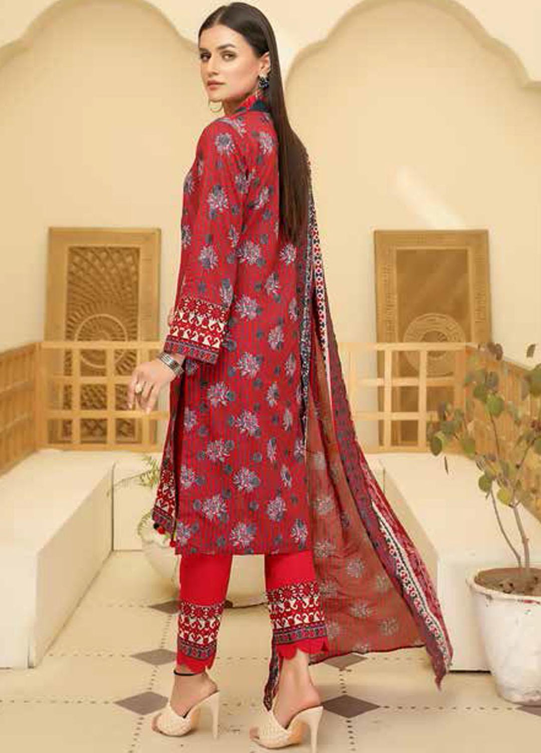 Mahee's by Riaz Arts Embroidered Lawn Suits Unstitched 3 Piece RA21-M13 ML-08 - Summer Collection