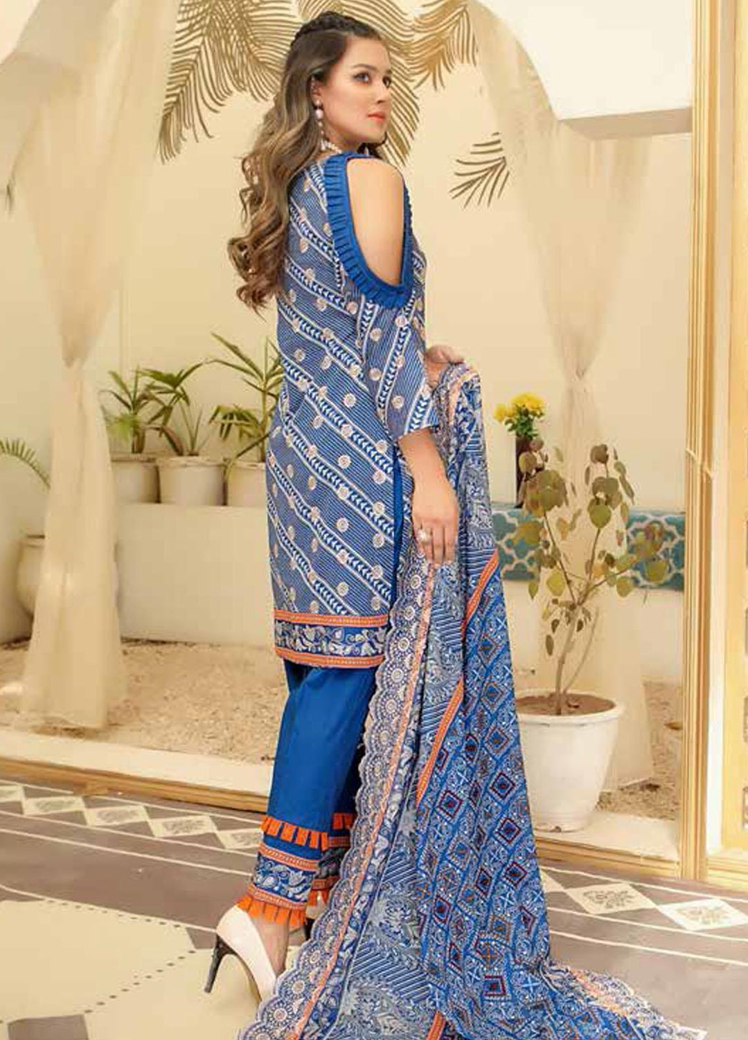 Mahee's by Riaz Arts Embroidered Lawn Suits Unstitched 3 Piece RA21-M13 ML-09 - Summer Collection