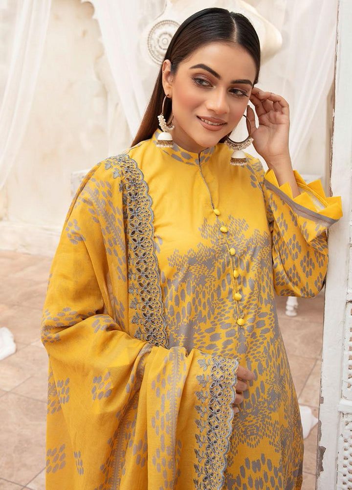 Mahee's By Riaz Arts Embroidered Lawn Suits Unstitched 3 Piece RA22MEL D-07 - Summer Collection