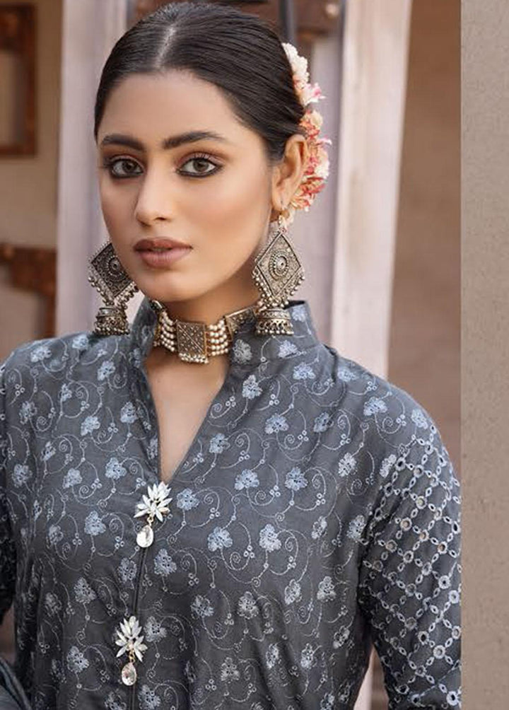 Mahee's By Riaz Arts Embroidered Leather Peach Suits Unstitched 3 Piece RA22-M7 06 - Winter Collection