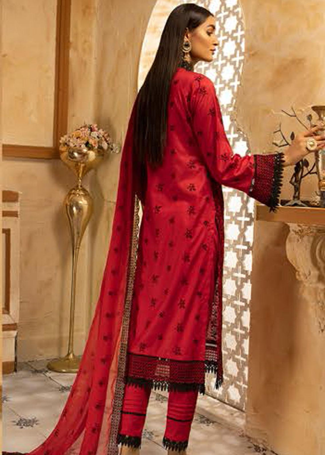 Mahee's By Riaz Arts Embroidered Lawn Suits Unstitched 3 Piece RA22M 01 - Summer Collection