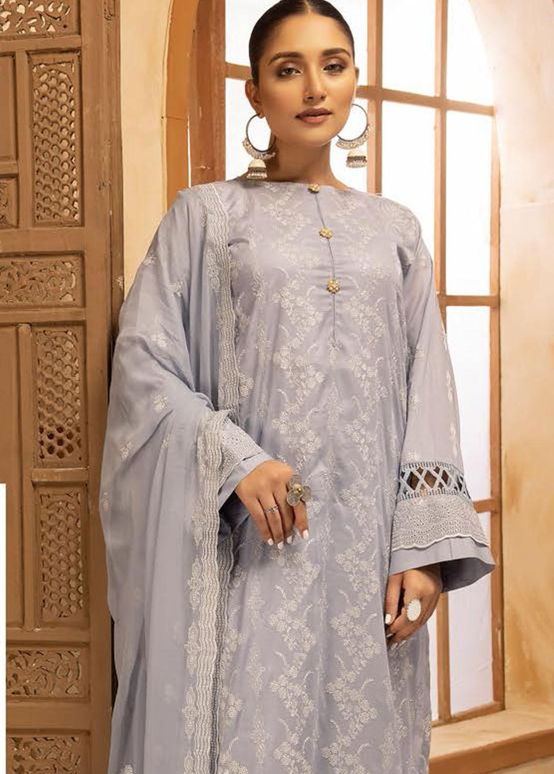 Mahee's By Riaz Arts Embroidered Lawn Suits Unstitched 3 Piece RA22M 10 - Summer Collection